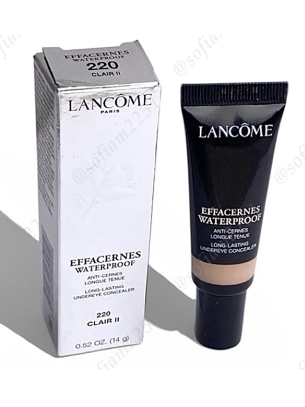 💛NEW!💛Lancôme 220 Clair II Effacernes Waterproof Undereye Concealer BNIB!
